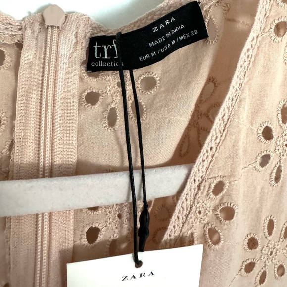 NWT Zara Eyelet Babydoll Romper - Picture 5 of 5